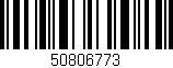 Código de barras (EAN, GTIN, SKU, ISBN): '50806773'