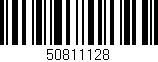 Código de barras (EAN, GTIN, SKU, ISBN): '50811128'