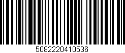 Código de barras (EAN, GTIN, SKU, ISBN): '5082220410536'