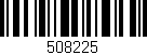 Código de barras (EAN, GTIN, SKU, ISBN): '508225'