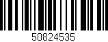 Código de barras (EAN, GTIN, SKU, ISBN): '50824535'