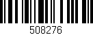 Código de barras (EAN, GTIN, SKU, ISBN): '508276'