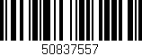 Código de barras (EAN, GTIN, SKU, ISBN): '50837557'