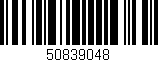 Código de barras (EAN, GTIN, SKU, ISBN): '50839048'