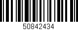 Código de barras (EAN, GTIN, SKU, ISBN): '50842434'