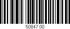 Código de barras (EAN, GTIN, SKU, ISBN): '50847.00'