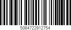 Código de barras (EAN, GTIN, SKU, ISBN): '5084722912754'
