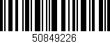 Código de barras (EAN, GTIN, SKU, ISBN): '50849226'