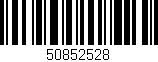 Código de barras (EAN, GTIN, SKU, ISBN): '50852528'