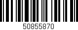 Código de barras (EAN, GTIN, SKU, ISBN): '50855870'