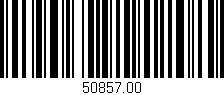 Código de barras (EAN, GTIN, SKU, ISBN): '50857.00'