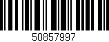 Código de barras (EAN, GTIN, SKU, ISBN): '50857997'