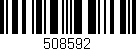 Código de barras (EAN, GTIN, SKU, ISBN): '508592'