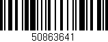 Código de barras (EAN, GTIN, SKU, ISBN): '50863641'