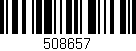 Código de barras (EAN, GTIN, SKU, ISBN): '508657'