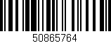 Código de barras (EAN, GTIN, SKU, ISBN): '50865764'