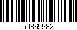 Código de barras (EAN, GTIN, SKU, ISBN): '50865982'