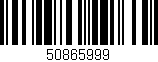 Código de barras (EAN, GTIN, SKU, ISBN): '50865999'