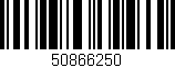 Código de barras (EAN, GTIN, SKU, ISBN): '50866250'
