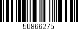 Código de barras (EAN, GTIN, SKU, ISBN): '50866275'