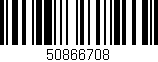 Código de barras (EAN, GTIN, SKU, ISBN): '50866708'