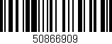 Código de barras (EAN, GTIN, SKU, ISBN): '50866909'