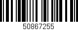 Código de barras (EAN, GTIN, SKU, ISBN): '50867255'