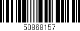 Código de barras (EAN, GTIN, SKU, ISBN): '50868157'