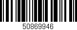 Código de barras (EAN, GTIN, SKU, ISBN): '50869946'