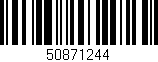 Código de barras (EAN, GTIN, SKU, ISBN): '50871244'