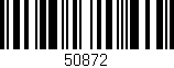 Código de barras (EAN, GTIN, SKU, ISBN): '50872'