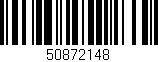 Código de barras (EAN, GTIN, SKU, ISBN): '50872148'
