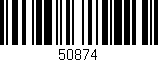 Código de barras (EAN, GTIN, SKU, ISBN): '50874'