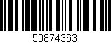 Código de barras (EAN, GTIN, SKU, ISBN): '50874363'