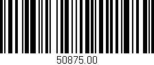 Código de barras (EAN, GTIN, SKU, ISBN): '50875.00'