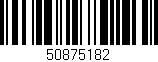 Código de barras (EAN, GTIN, SKU, ISBN): '50875182'