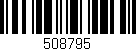 Código de barras (EAN, GTIN, SKU, ISBN): '508795'
