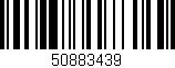 Código de barras (EAN, GTIN, SKU, ISBN): '50883439'