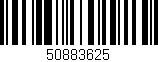Código de barras (EAN, GTIN, SKU, ISBN): '50883625'