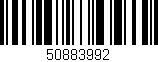 Código de barras (EAN, GTIN, SKU, ISBN): '50883992'
