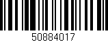 Código de barras (EAN, GTIN, SKU, ISBN): '50884017'