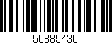 Código de barras (EAN, GTIN, SKU, ISBN): '50885436'