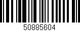 Código de barras (EAN, GTIN, SKU, ISBN): '50885604'