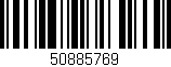 Código de barras (EAN, GTIN, SKU, ISBN): '50885769'
