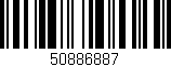 Código de barras (EAN, GTIN, SKU, ISBN): '50886887'