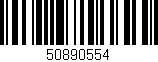Código de barras (EAN, GTIN, SKU, ISBN): '50890554'