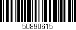 Código de barras (EAN, GTIN, SKU, ISBN): '50890615'