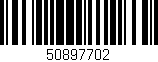 Código de barras (EAN, GTIN, SKU, ISBN): '50897702'