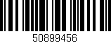 Código de barras (EAN, GTIN, SKU, ISBN): '50899456'