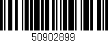 Código de barras (EAN, GTIN, SKU, ISBN): '50902899'